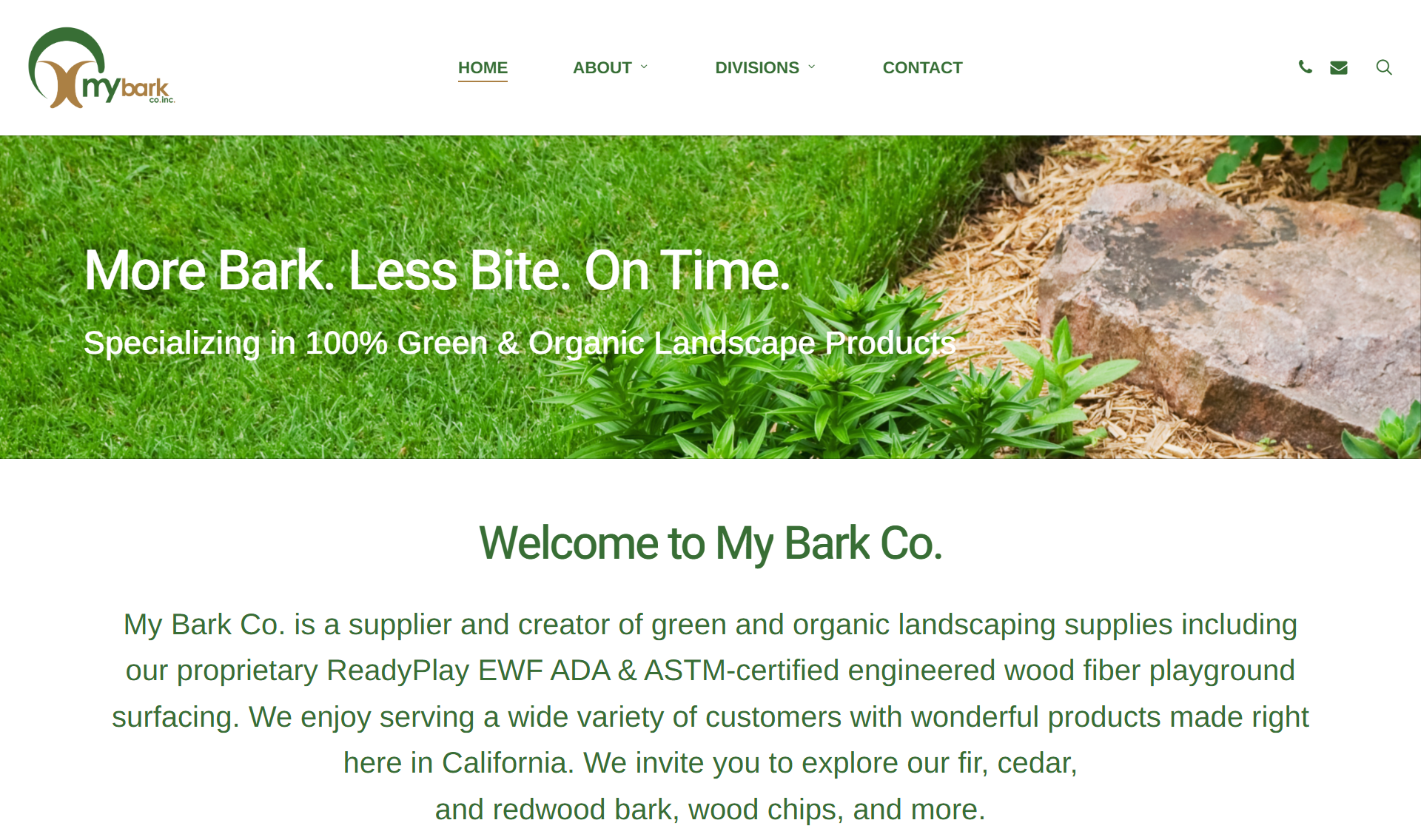 My Bark landscaping products Linden, California