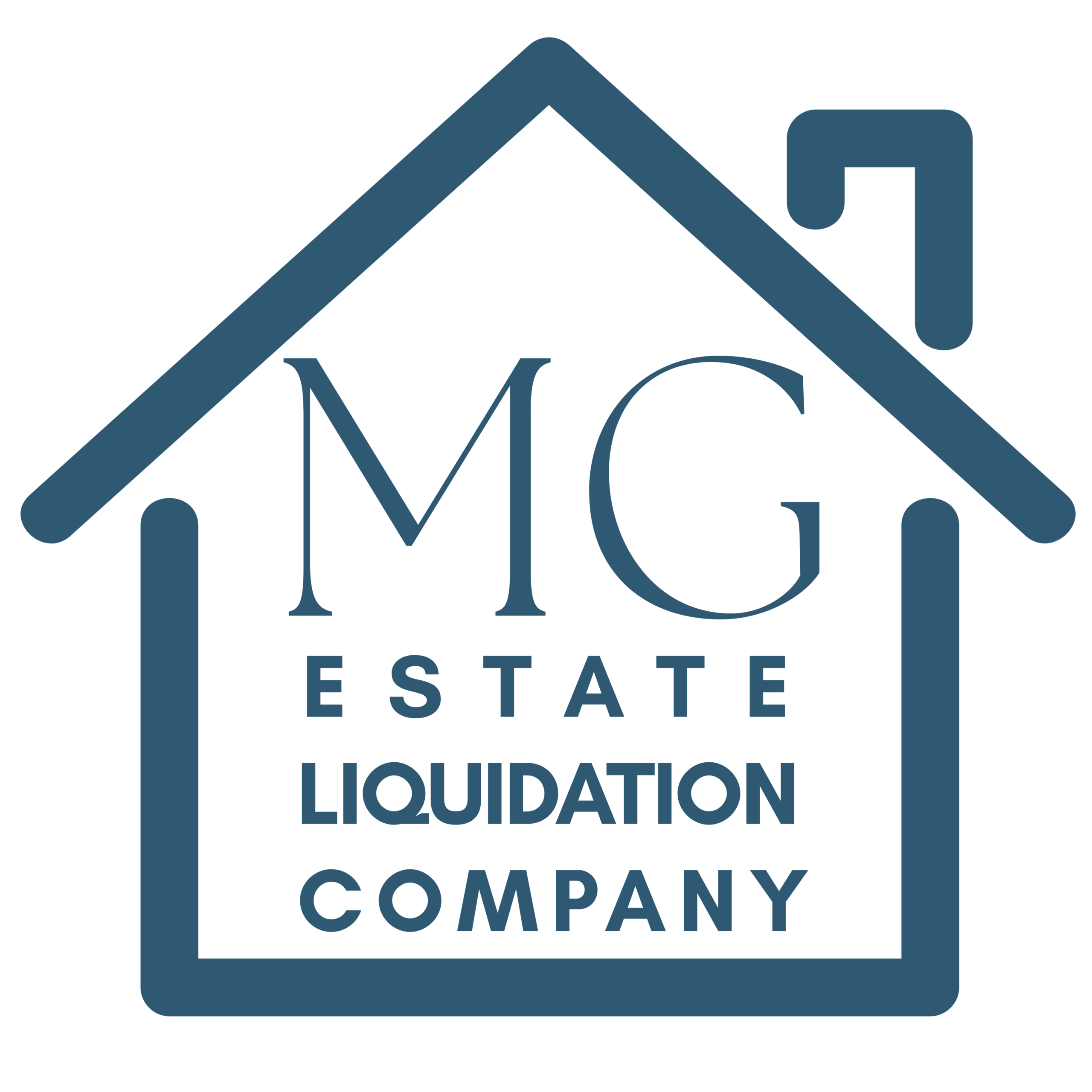 Custom website design for MG Estate Liquidation Company Modesto California